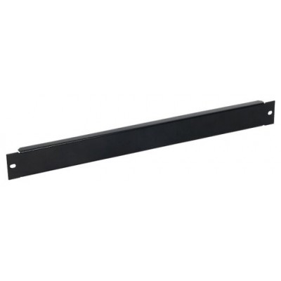 Panel ciego frontal 1U 19", Phasak negro